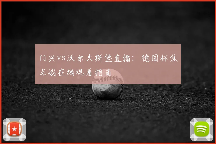 门兴vs沃尔夫斯堡直播：德国杯焦点战在线观看指南